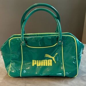 Vintage Puma Waterproof Duffle Travel or Gym Bag